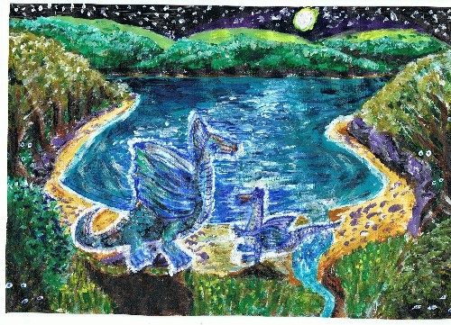 The Sea-Dragon of St Cadix Creek by David Allen Stringer